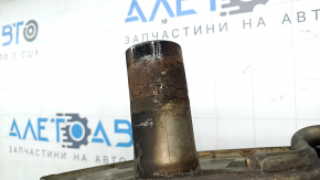 The rear muffler with a barrel for the Audi Q7 16-23 2.0T is rusty.