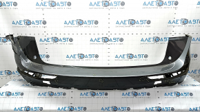 Bare rear bumper for Audi Q5 8R 09-17 graphite, without plugs, pressed, torn, broken fasteners, scratches