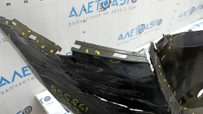 Bare rear bumper for Audi Q5 8R 09-17 graphite, without plugs, pressed, torn, broken fasteners, scratches