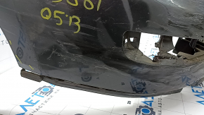Bare rear bumper for Audi Q5 8R 09-17 graphite, without plugs, pressed, torn, broken fasteners, scratches