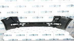 Bare rear bumper for Audi Q5 8R 09-17 graphite, without plugs, pressed, torn, broken fasteners, scratches