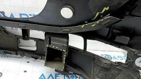 Bare rear bumper for Audi Q5 8R 09-17 graphite, without plugs, pressed, torn, broken fasteners, scratches
