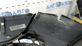 Bare rear bumper for Audi Q5 8R 09-17 graphite, without plugs, pressed, torn, broken fasteners, scratches