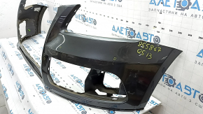 Bare front bumper for Audi Q5 8R 13-17, graphite, without parking sensors, sand