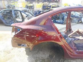 Quarter wing rear right Honda Accord 13-17 hybrid on the body, black, painted, dents, bumps