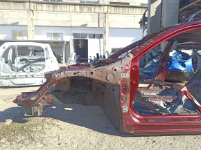 Front left quarter panel of a 13-17 Honda Accord, red