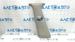 Center pillar trim, upper belt, left, BMW X5 E70 07-13, gray, needs cleaning, taped, worn