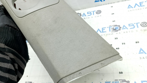 Center pillar trim, upper belt, left, BMW X5 E70 07-13, gray, needs cleaning, taped, worn