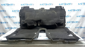 Ford Escape MK3 13-19 rear floor covering, black type 2, dry cleanable, foam tears