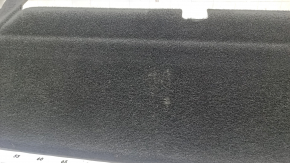 Tesla Model X 22-25 3rd row seat floor covering, black, scuffed