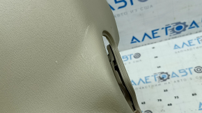 Right rear pillar trim behind the window for a Nissan Pathfinder 13-20, beige, scratches, broken mount