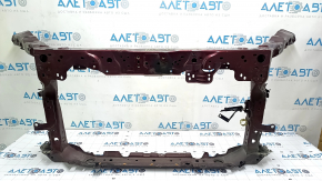 Honda Accord 2016-2017 hybrid radiator panel with dents, dents, and broken fasteners.