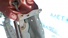 Honda Accord 2016-2017 hybrid radiator panel with dents, dents, and broken fasteners.