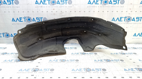 The rear right fender liner of a Toyota Prius 50 16-22 has a torn fastener.