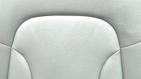 The driver's seat back upholstery for the Audi Q5 8R 09-17 is gray leather, heated, and creased.