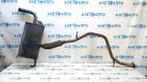Rear muffler with barrel for Toyota Prius 50 19-22 AWD