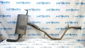 Rear muffler with barrel for Toyota Prius 50 19-22 AWD