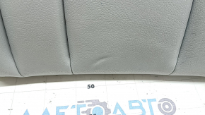 Audi Q5 8R 09-17 passenger seat back upholstery, grey leather, heated, dented