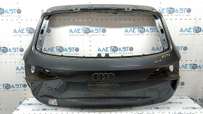 The trunk door is bare, Audi Q5 8R 09-17, graphite LZ7S, dented