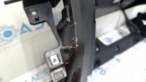 Hyundai Tucson 16-21 black lower center dashboard trim, scratches, under start/stop