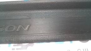 Outer front right door sill plate for Hyundai Tucson 16-21, black, scratches