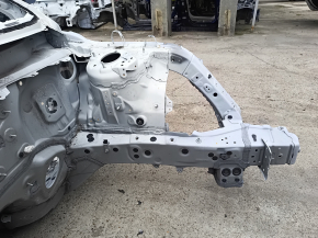 Front left quarter panel of Toyota Venza 21-24, white, on the body