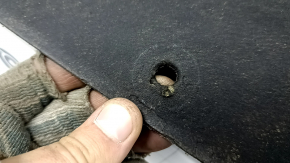 Jeep Grand Cherokee WL 21-25 hood insulation is torn and dented.