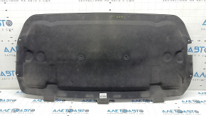 Jeep Grand Cherokee WL 21-25 hood insulation is torn and dented.