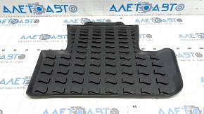 Rear left floor mat for Audi Q5 8R 09-17, black rubber