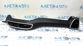 Carbon fiber front panel trim with air vents for Hyundai Tucson 19-21