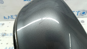 Right side mirror assembly for Audi Q5 8R 09-17, 7 pins, turn signal, heated, backlit, graphite LZ7S, scratches