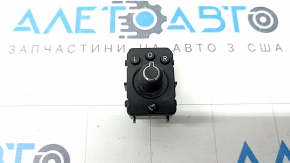 Front left mirror control for Jeep Grand Cherokee WL 21-25, black, auto-folding