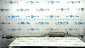 The exhaust pipe, the middle part with the catalytic converter, Hyundai Tucson 19-21 2.0 AWD is crushed.