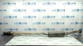 The exhaust pipe, the middle part with the catalytic converter, Hyundai Tucson 19-21 2.0 AWD is crushed.