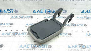 Audi Q5 8R 09-17 armrest assembly, leather, gray, scratch, dent