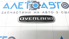 Jeep Grand Cherokee WL 21-23 chrome OVERLAND emblem on the tailgate