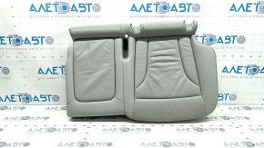 Left rear seat cushion for Audi Q5 8R 09-17, grey leather, wrinkled, needs cleaning