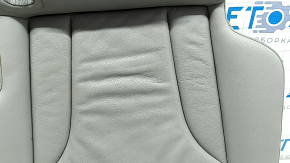 Left rear seat cushion for Audi Q5 8R 09-17, grey leather, wrinkled, needs cleaning