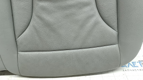 Left rear seat cushion for Audi Q5 8R 09-17, grey leather, wrinkled, needs cleaning