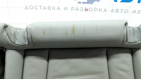 Left rear seat cushion for Audi Q5 8R 09-17, grey leather, wrinkled, needs cleaning