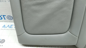 Left rear seat cushion for Audi Q5 8R 09-17, grey leather, wrinkled, needs cleaning