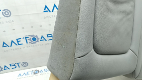 Left rear seat cushion for Audi Q5 8R 09-17, grey leather, wrinkled, needs cleaning