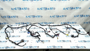 Tesla Model X 22-25 underdash wiring: 2 airbag connectors cut