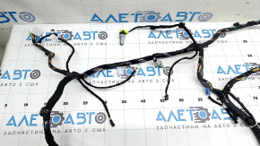Tesla Model X 22-25 underdash wiring: 2 airbag connectors cut
