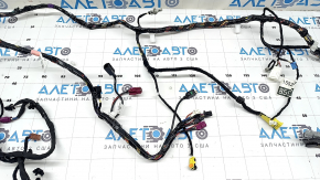 Tesla Model X 22-25 underdash wiring: 2 airbag connectors cut