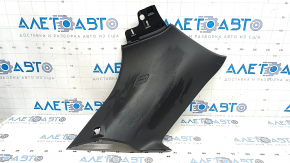 Rear pillar trim behind the window, left, Jeep Grand Cherokee WL 21-25, rear part, black, long, broken mount, scratches, bent