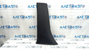 Lower left center pillar trim for Jeep Grand Cherokee WL 21-25, black, scratches, worn, broken fasteners