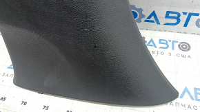 Lower left center pillar trim for Jeep Grand Cherokee WL 21-25, black, scratches, worn, broken fasteners