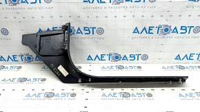 Jeep Grand Cherokee WL 21-25 front left door sill trim, black with chrome insert, with plug, scratches