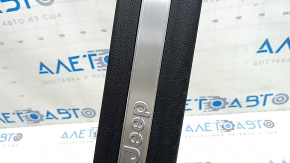 Jeep Grand Cherokee WL 21-25 front left door sill trim, black with chrome insert, with plug, scratches